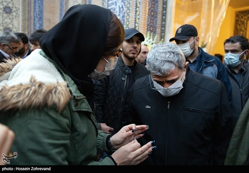 تصاویر: مراسم ترحیم رستم قاسمی