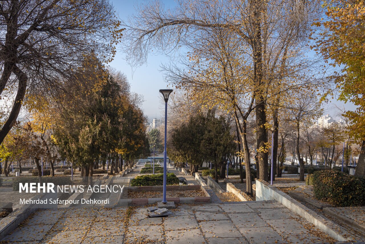 تصاویر: طبیعت پاییزی پارک ملت شهرکرد