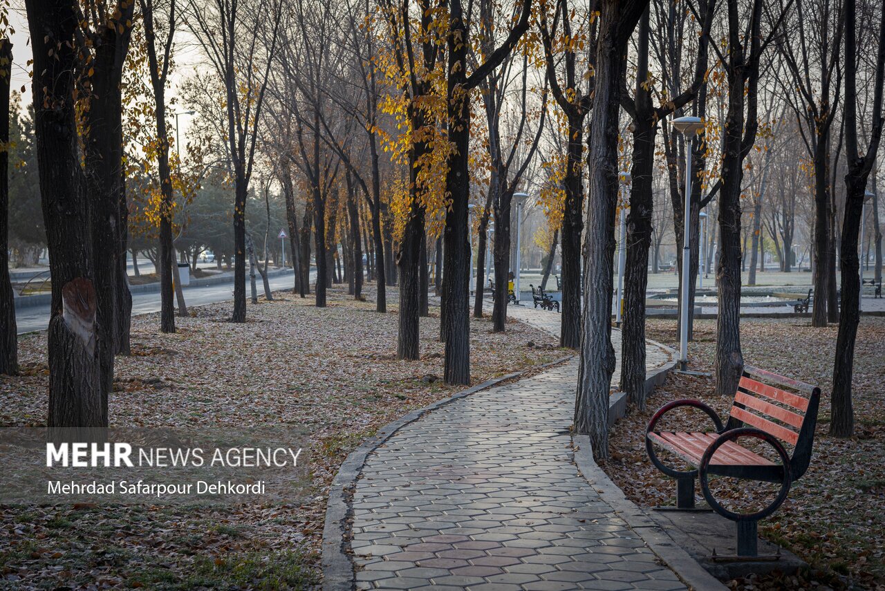 تصاویر: طبیعت پاییزی پارک ملت شهرکرد