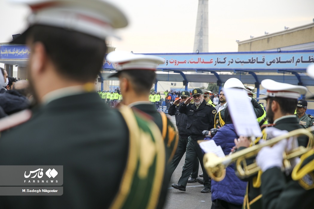 تصاویر: رزمایش طرح ترافیکی زمستان پلیس راهور