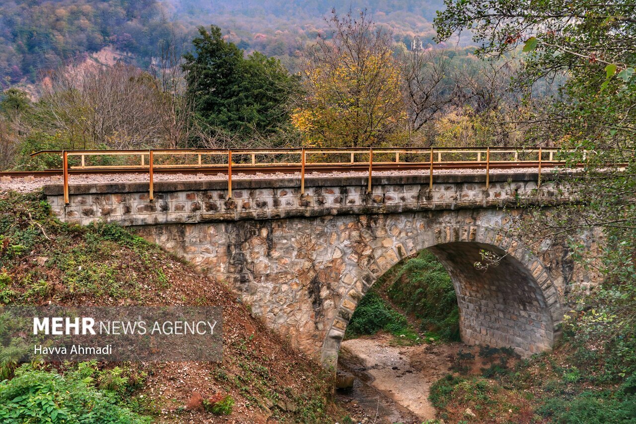 تصاویر: ریل گردی؛ پاییز راه آهن شمال
