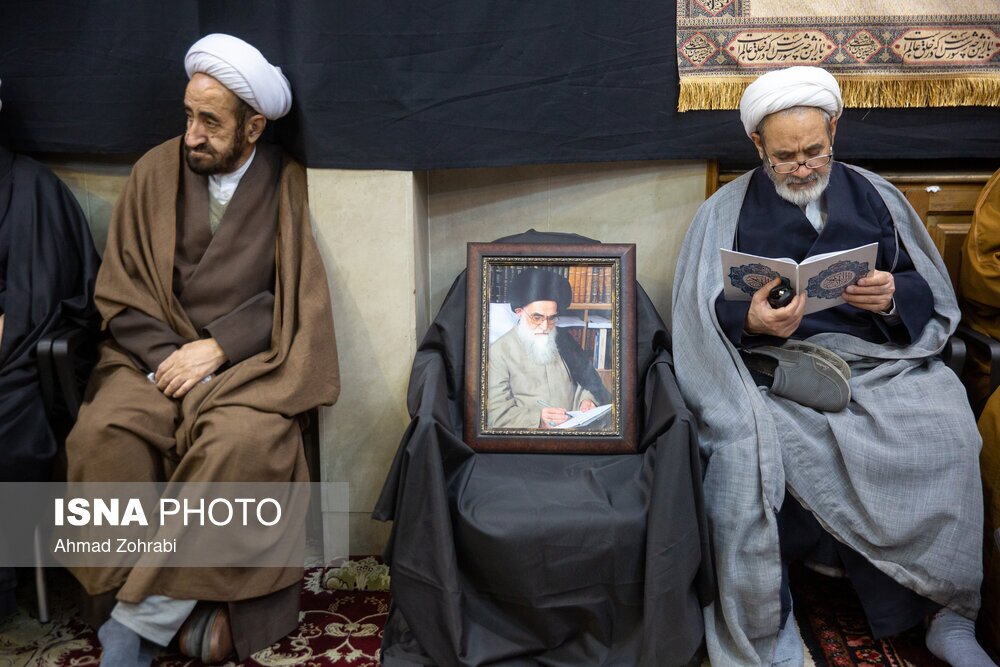 تصاویر: حضور علما و روحانیون برای عرض تسلیت رحلت آیت الله روحانی - قم