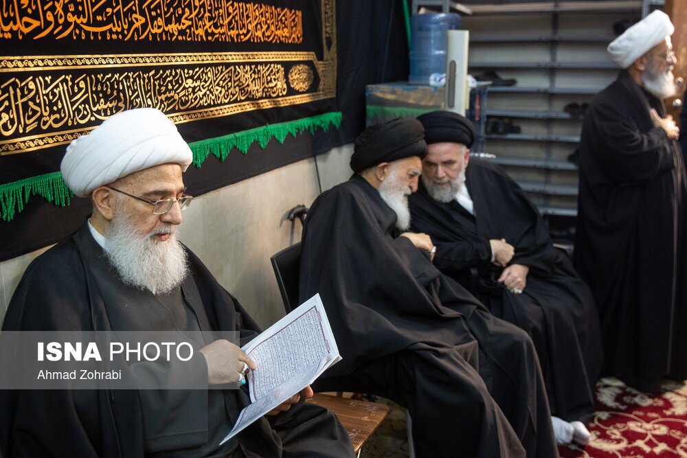 تصاویر: حضور علما و روحانیون برای عرض تسلیت رحلت آیت الله روحانی - قم