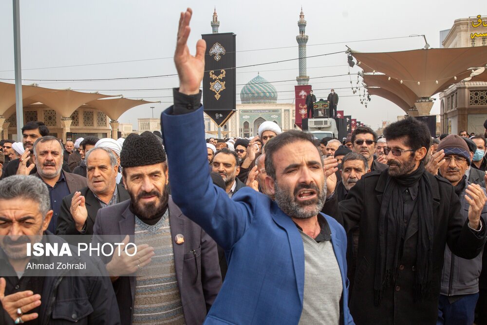 تصاویر: تشییع و تدفین آیت الله روحانی در قم