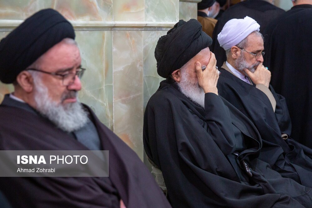 تصاویر: تشییع و تدفین آیت الله روحانی در قم