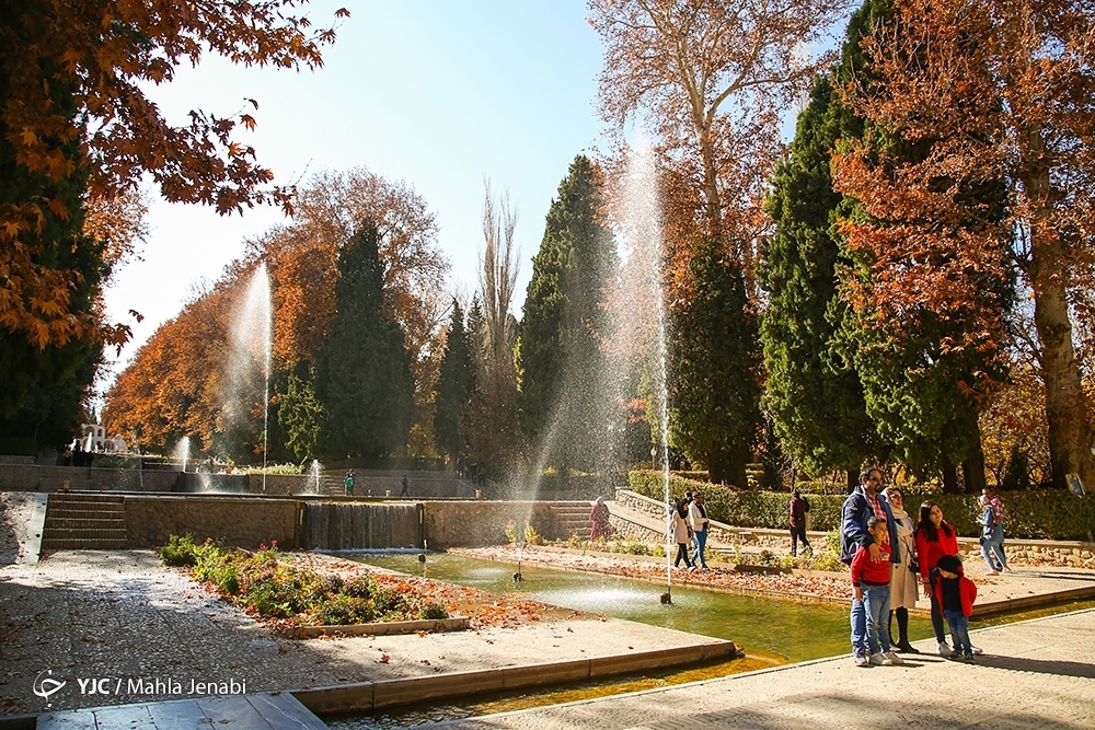 تصاویر: طبیعت پاییزی باغ شاهزاده ماهان کرمان