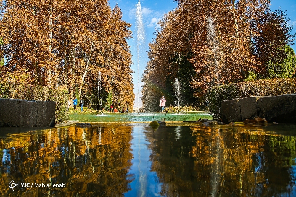 تصاویر: طبیعت پاییزی باغ شاهزاده ماهان کرمان