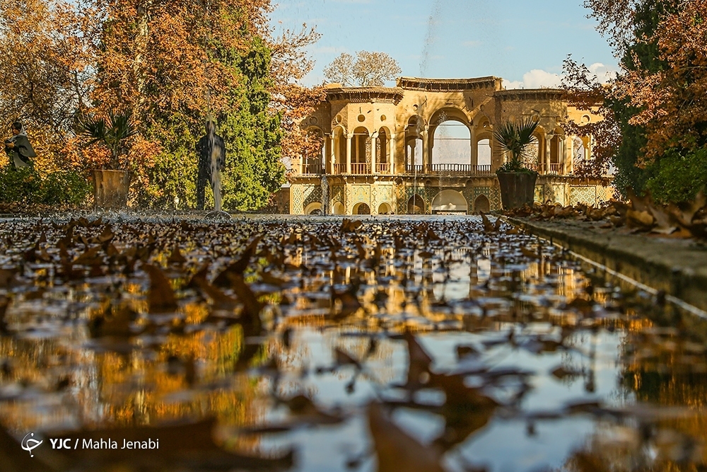 تصاویر: طبیعت پاییزی باغ شاهزاده ماهان کرمان