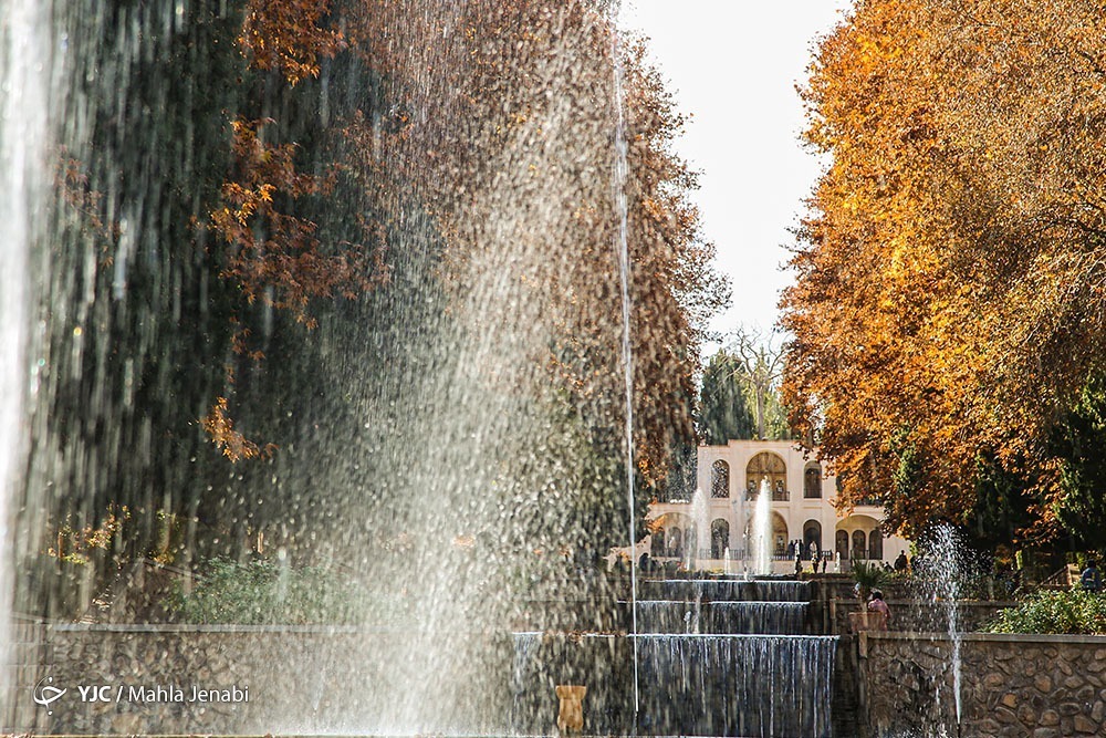 تصاویر: طبیعت پاییزی باغ شاهزاده ماهان کرمان