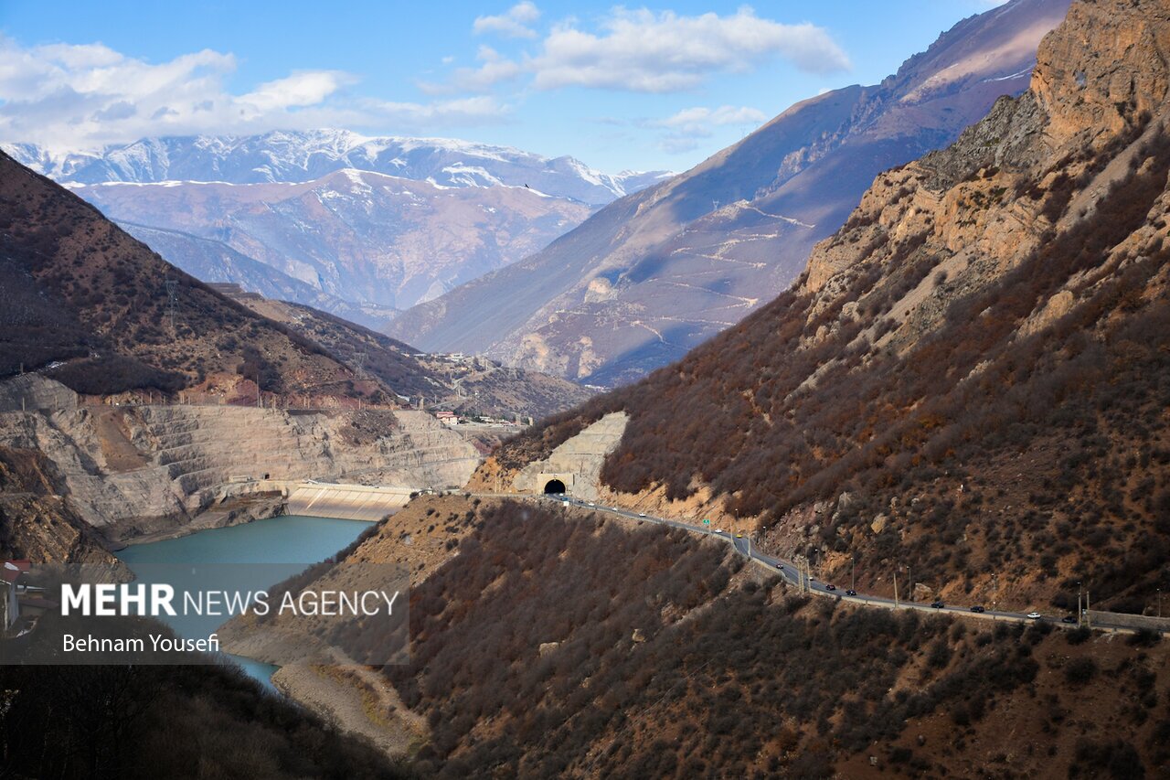 تصاویر: زیبایی جاده چالوس در اواخر پاییز