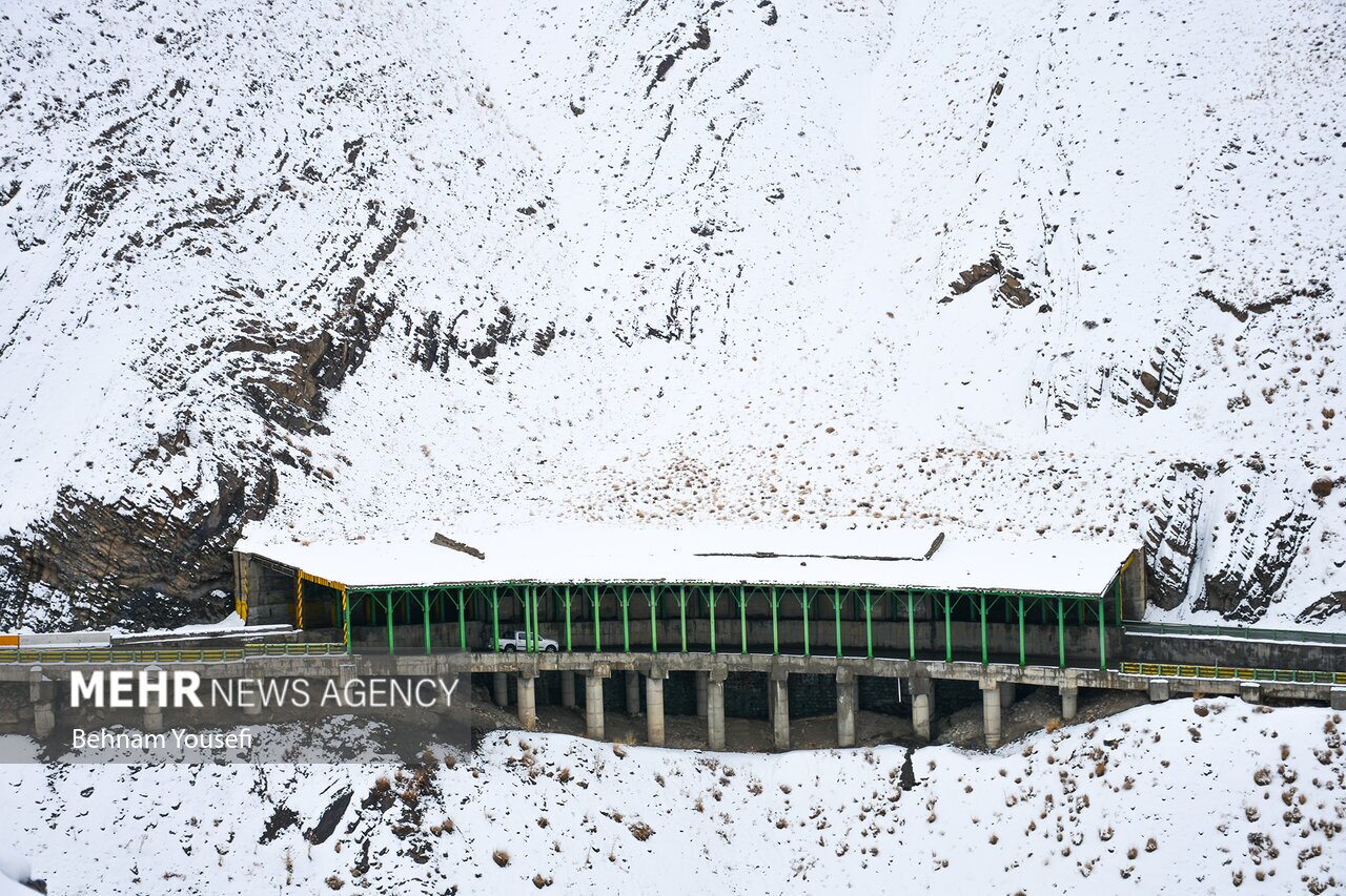 تصاویر: زیبایی جاده چالوس در اواخر پاییز