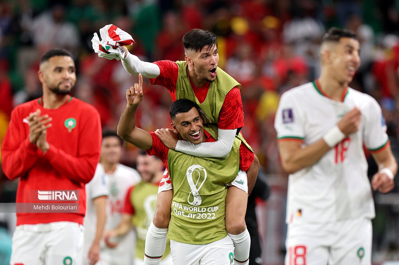تصاویر: جام جهانی ۲۰۲۲؛ بلژیک و مراکش