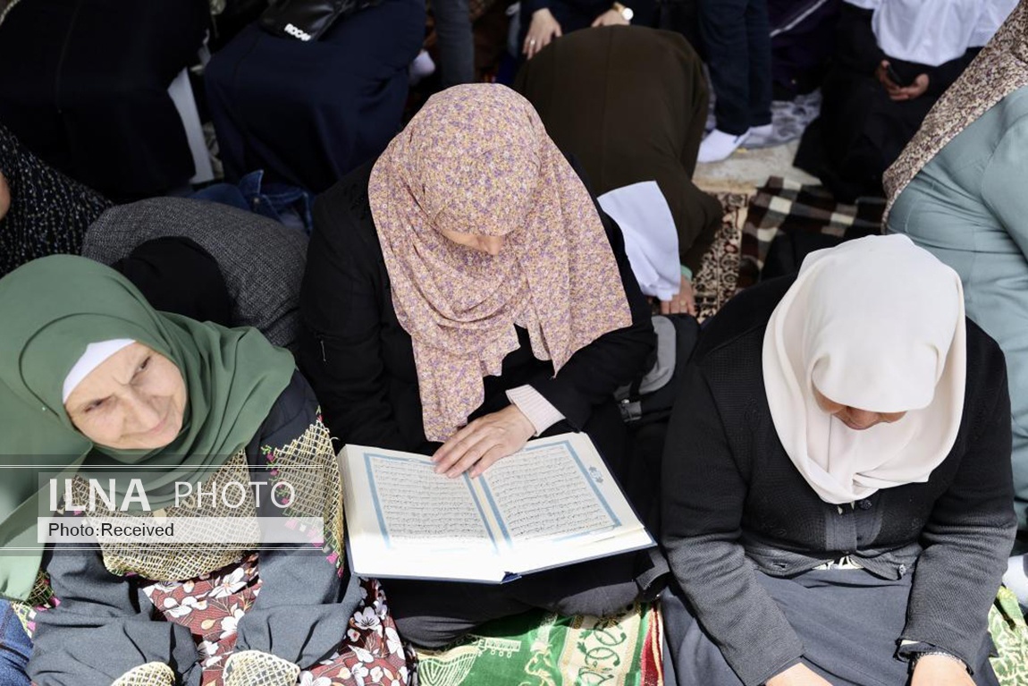 تصاویر: نماز جمعه در مسجد الاقصی