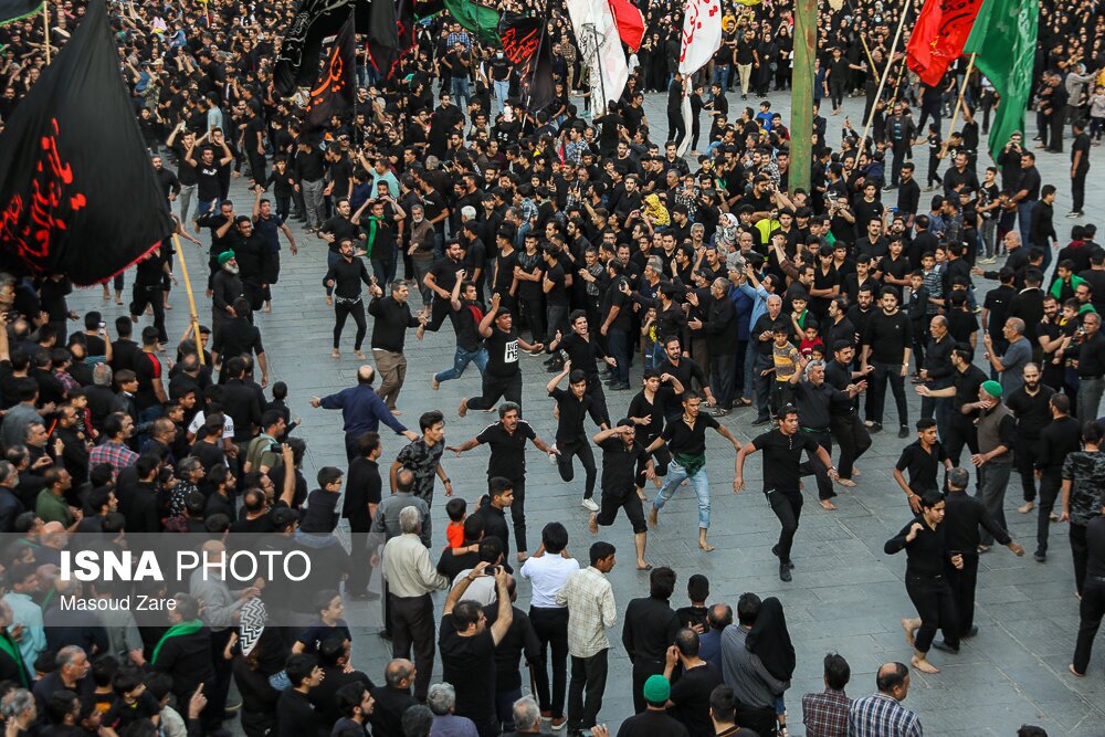 تصاویر: آیین نخل گردانی به مناسبت شهادت امیرالمومنین(ع) - یزد