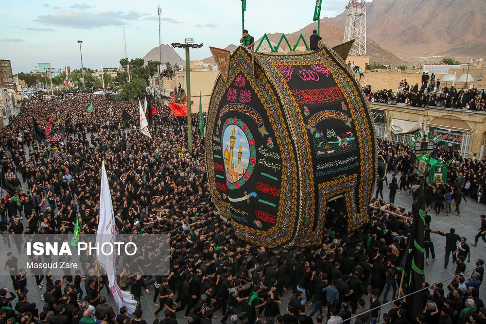 تصاویر: آیین نخل گردانی به مناسبت شهادت امیرالمومنین(ع) - یزد