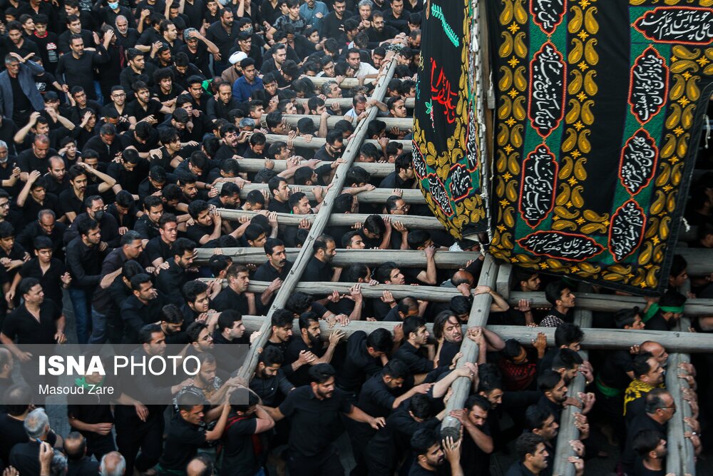 تصاویر: آیین نخل گردانی به مناسبت شهادت امیرالمومنین(ع) - یزد