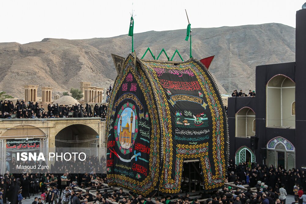 تصاویر: آیین نخل گردانی به مناسبت شهادت امیرالمومنین(ع) - یزد