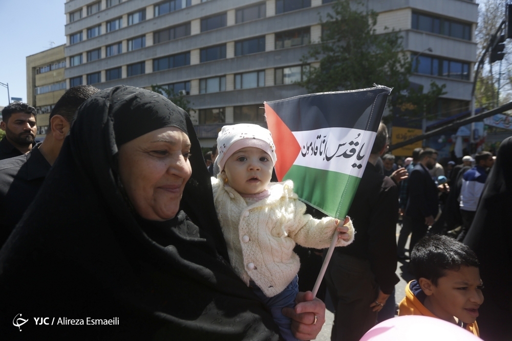 تصاویر: راهپیمایی روز قدس ۱۴۰۲ - تهران