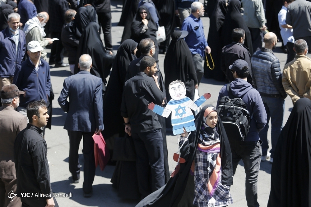 تصاویر: راهپیمایی روز قدس ۱۴۰۲ - تهران