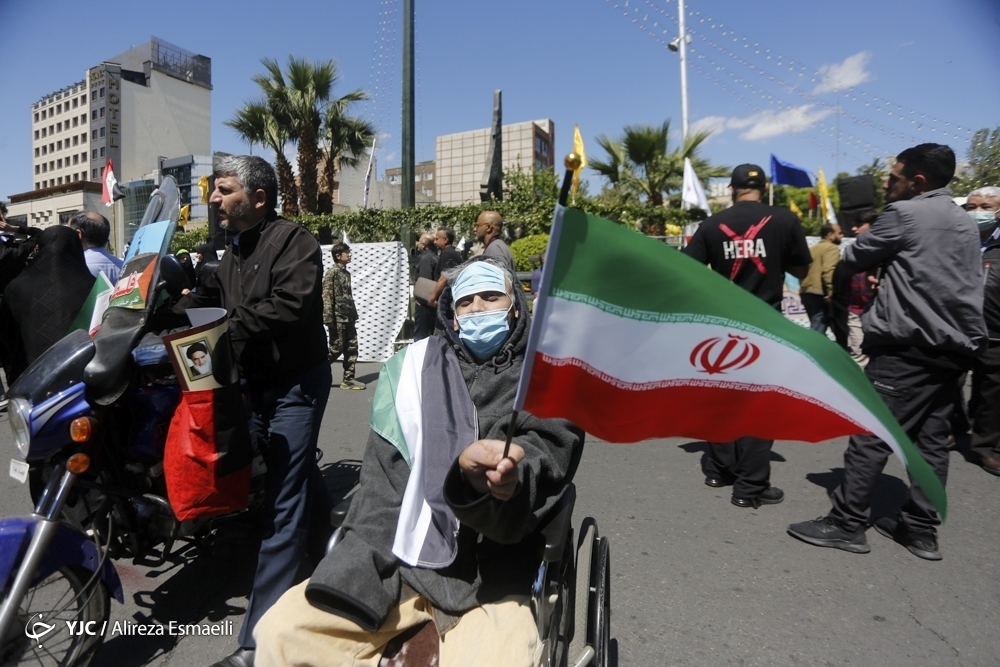 تصاویر: راهپیمایی روز قدس ۱۴۰۲ - تهران