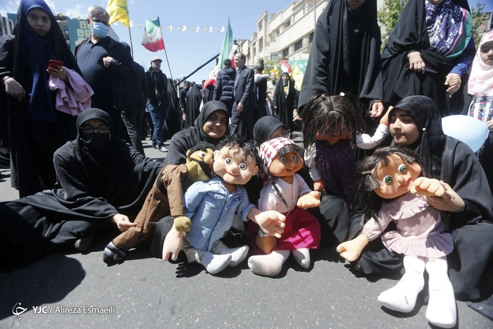 تصاویر: راهپیمایی روز قدس ۱۴۰۲ - تهران