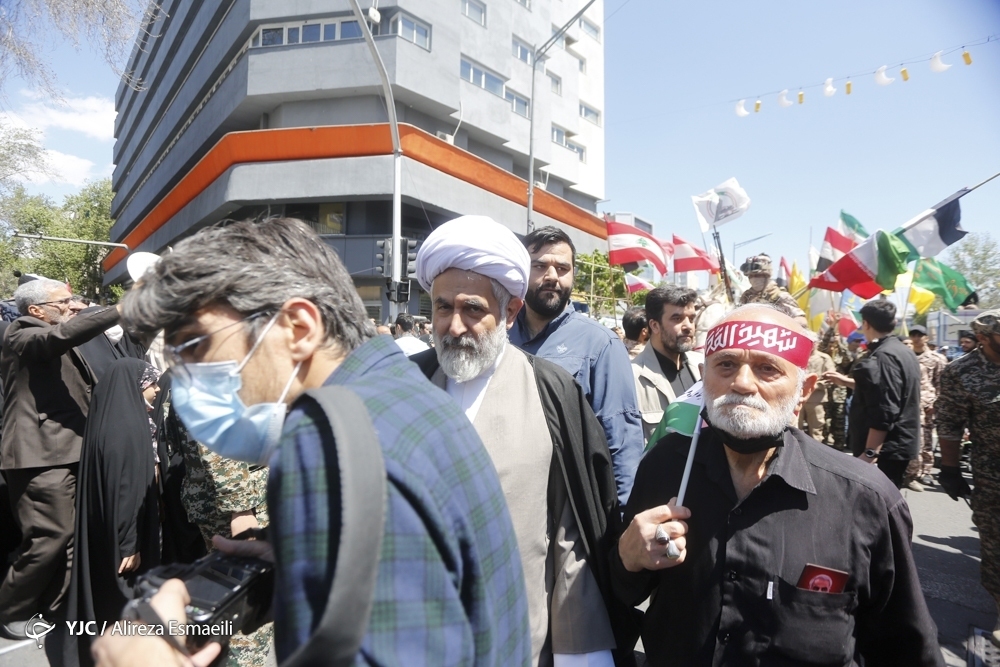 تصاویر: راهپیمایی روز قدس ۱۴۰۲ - تهران