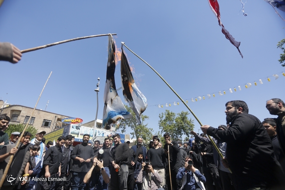 تصاویر: راهپیمایی روز قدس ۱۴۰۲ - تهران