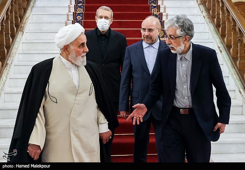 تصاویر: افطاری «قالیباف» با روسای سابق مجلس