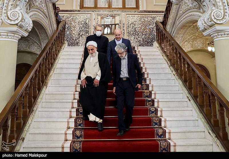 تصاویر: افطاری «قالیباف» با روسای سابق مجلس