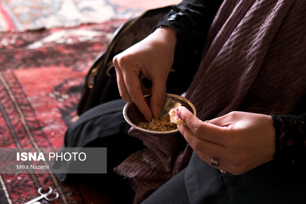 تصاویر: آیین سنتی کیسه مُراد در دامغان