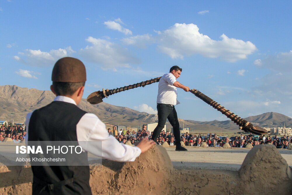تصاویر: آیین سنتی بیل‌گردانی - نیم‌ور محلات