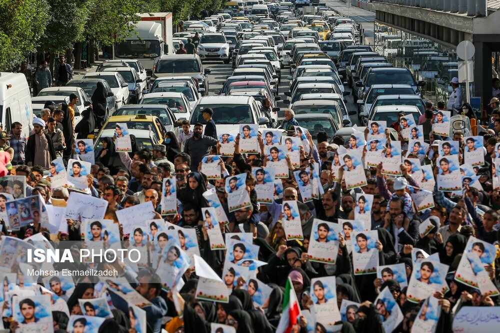 تصاویر: تشییع پیکر شهید «حمیدرضا الداغی» در مشهد