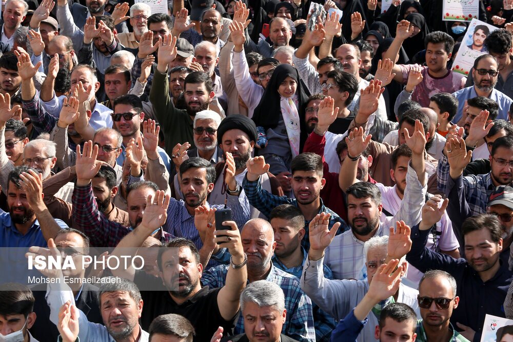 تصاویر: تشییع پیکر شهید «حمیدرضا الداغی» در مشهد