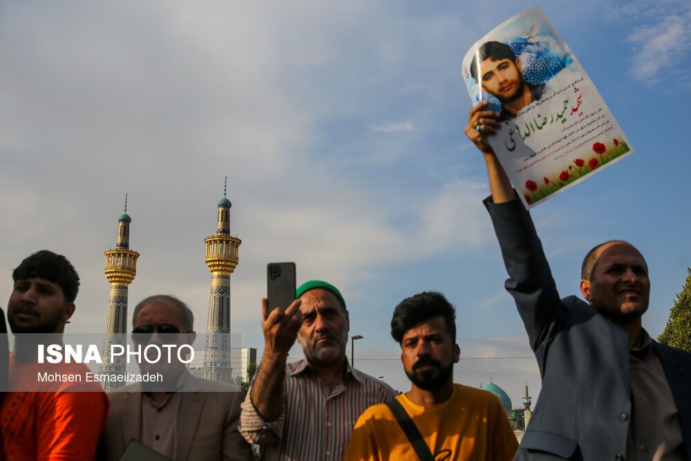 تصاویر: تشییع پیکر شهید «حمیدرضا الداغی» در مشهد