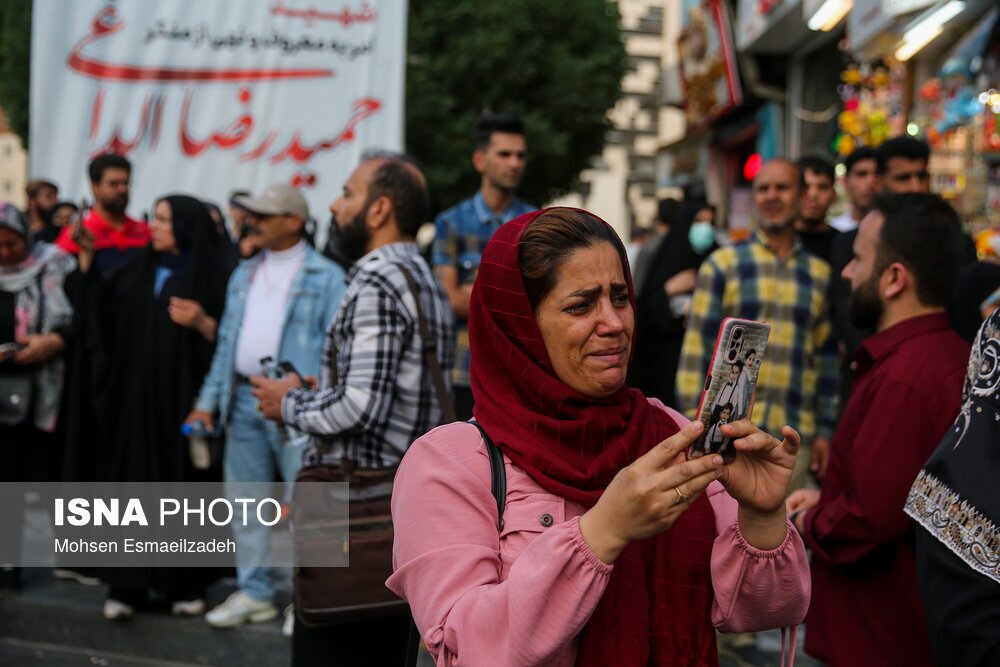 تصاویر: تشییع پیکر شهید «حمیدرضا الداغی» در مشهد
