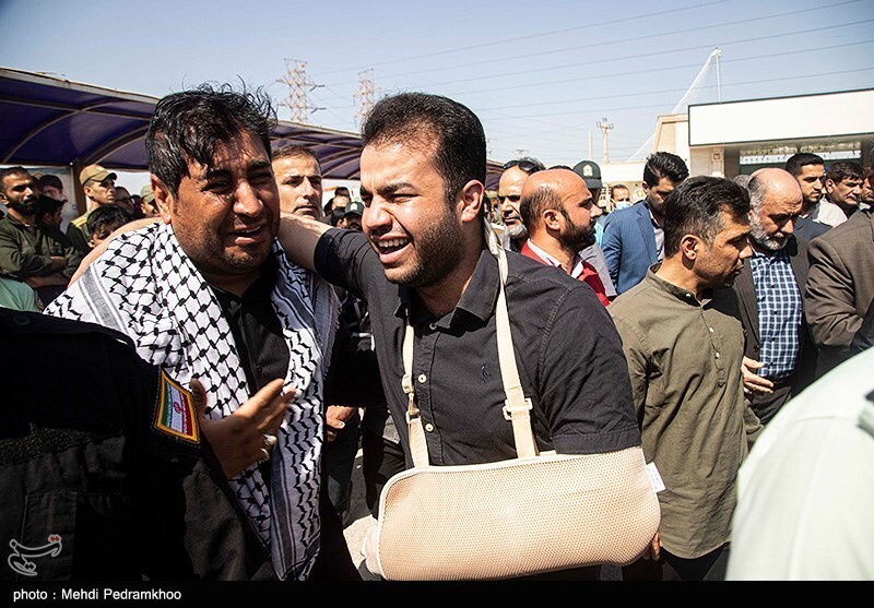 تصاویر: تشییع پیکر شهید سعید ربیعی در اهواز