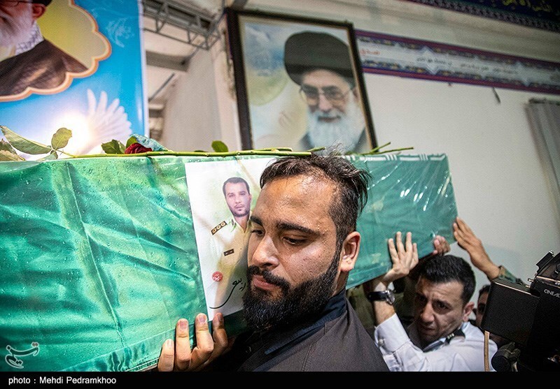 تصاویر: تشییع پیکر شهید سعید ربیعی در اهواز