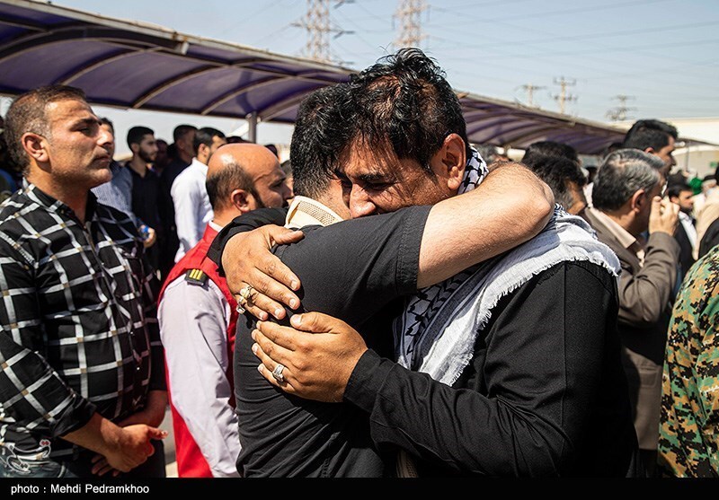 تصاویر: تشییع پیکر شهید سعید ربیعی در اهواز