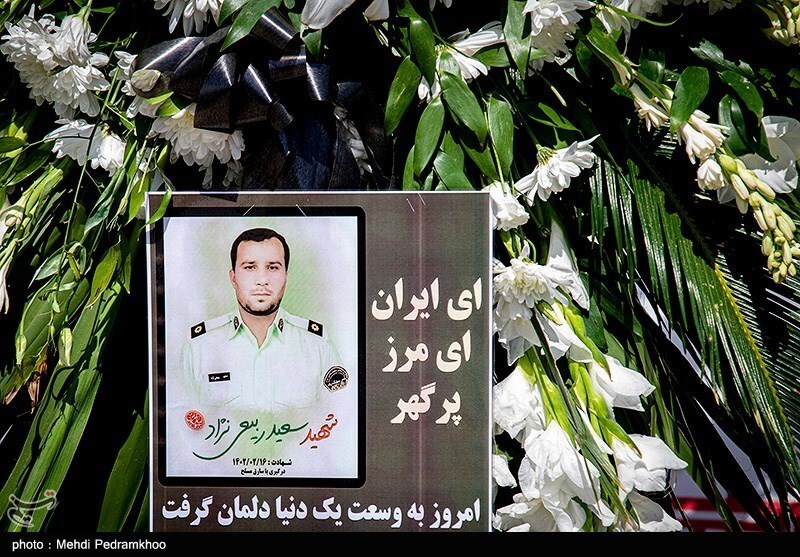 تصاویر: تشییع پیکر شهید سعید ربیعی در اهواز