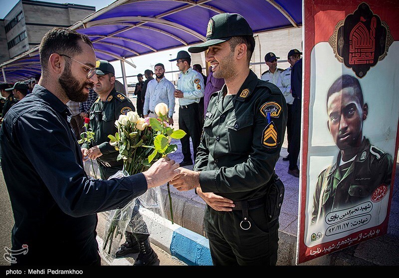 تصاویر: تشییع پیکر شهید سعید ربیعی در اهواز