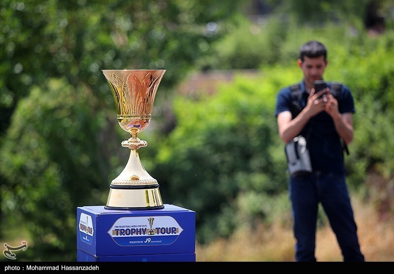 تصاویر: رونمایی از کاپ جام‌جهانی بسکتبال ۲۰۲۳ در تهران