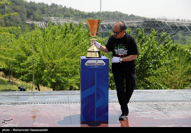 تصاویر: رونمایی از کاپ جام‌جهانی بسکتبال ۲۰۲۳ در تهران