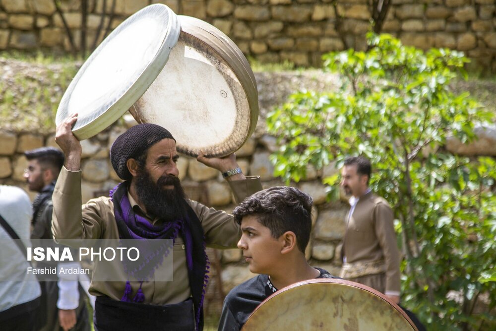 تصاویر: نوای هزار دف برفراز باینگان