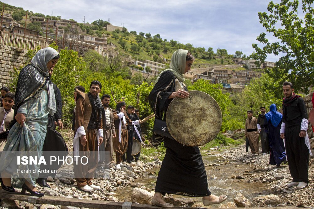 تصاویر: نوای هزار دف برفراز باینگان