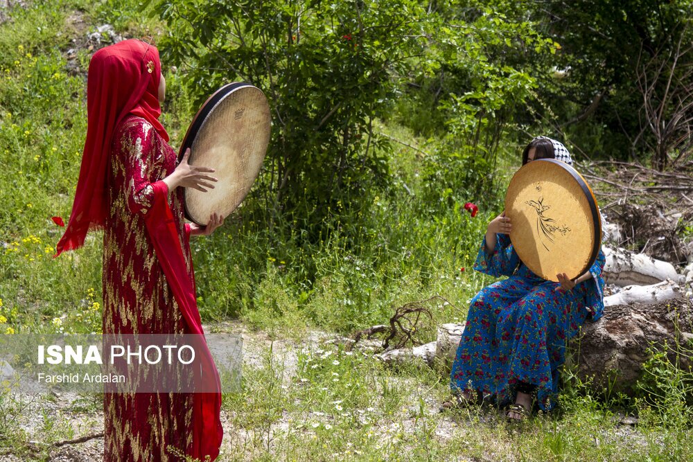 تصاویر: نوای هزار دف برفراز باینگان
