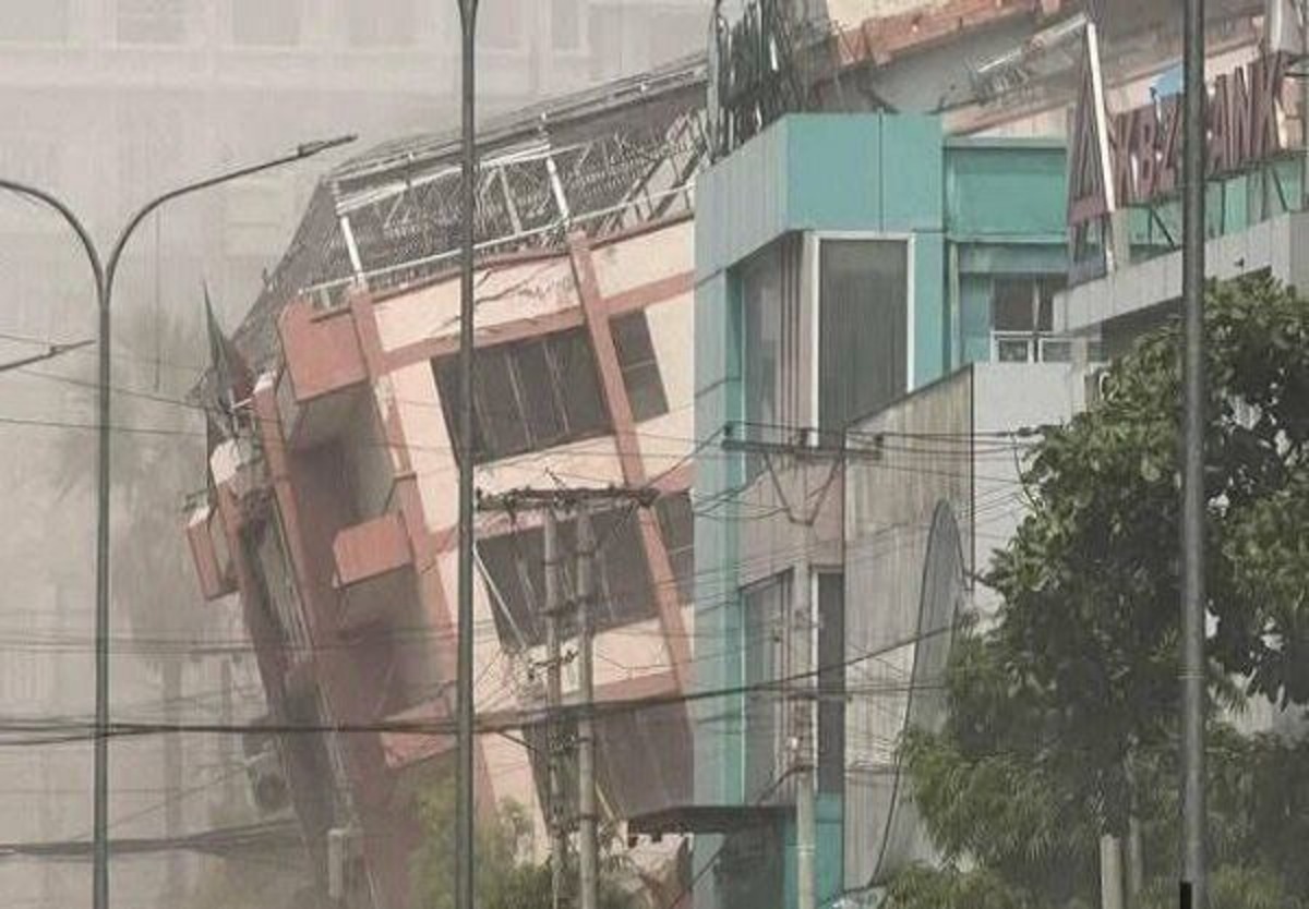 افزایش تلفات زلزله میانمار به یک هزار و ۶۴۴ نفر