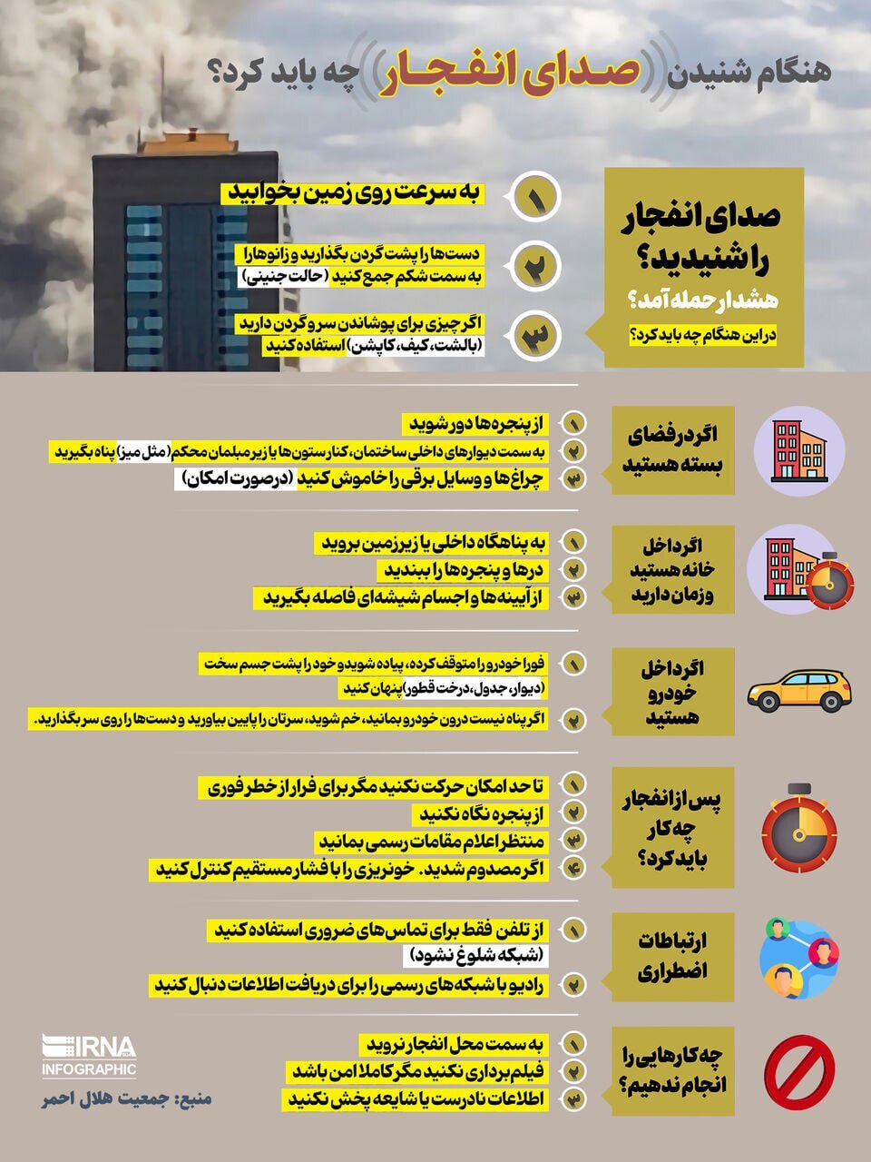 باشگاه خبرنگاران: انفجار در شمال اصفهان/ تعطیلی سفارت آمریکا در ریاض و کویت/ معاون ترامپ: امکان ندارد که ترامپ اجازه دهد آمریکا وارد یک درگیری چند ساله شود/ سپاه: ساختمان اصلی فرماندهی و ستاد پایگاه هوایی آمریکا در بحرین منهدم شد/ ترامپ: استفاده از نیروی زمینی در ایران ضروری نیست/ صداوسیما: ایران امشب در ۷ جبهه متجاوزان را موشک باران کرد: اسرائیل، کویت، امارات، قطر، بحرین، اردن و عربستان
