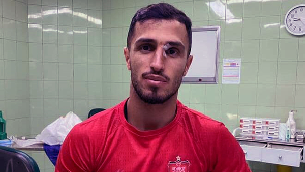 مهاجم پرسپولیس از مصدومیتی سنگین جان سالم به‌در برد