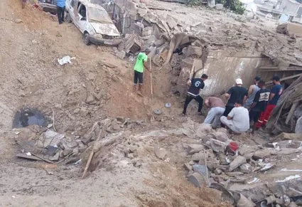 ببینید/ تسنیم: تصاویری از ‌حمله موشکی‌ آمریکا به منازل مسکونی در قشم