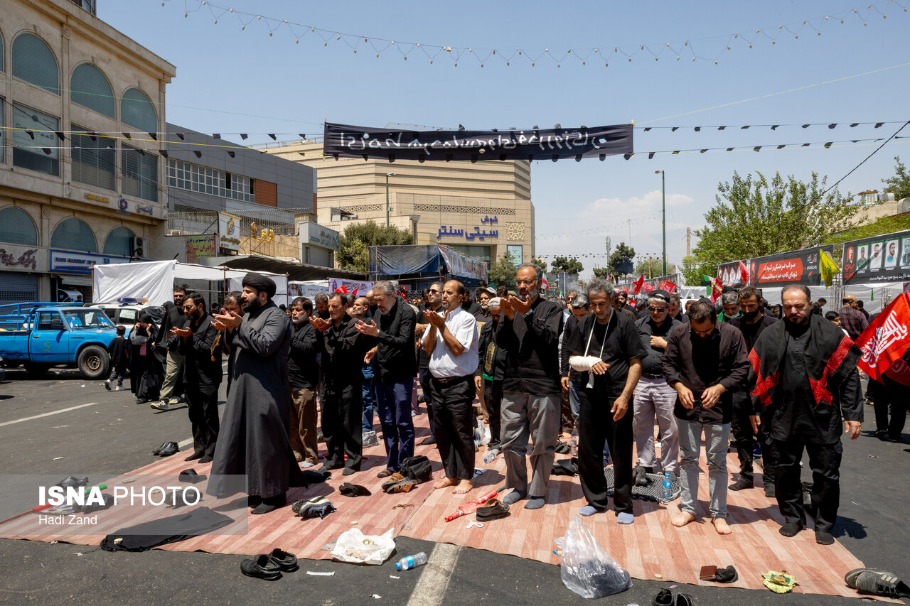 تصاویر: مراسم پیاده‌روی جاماندگان اربعین حسینی در تهران